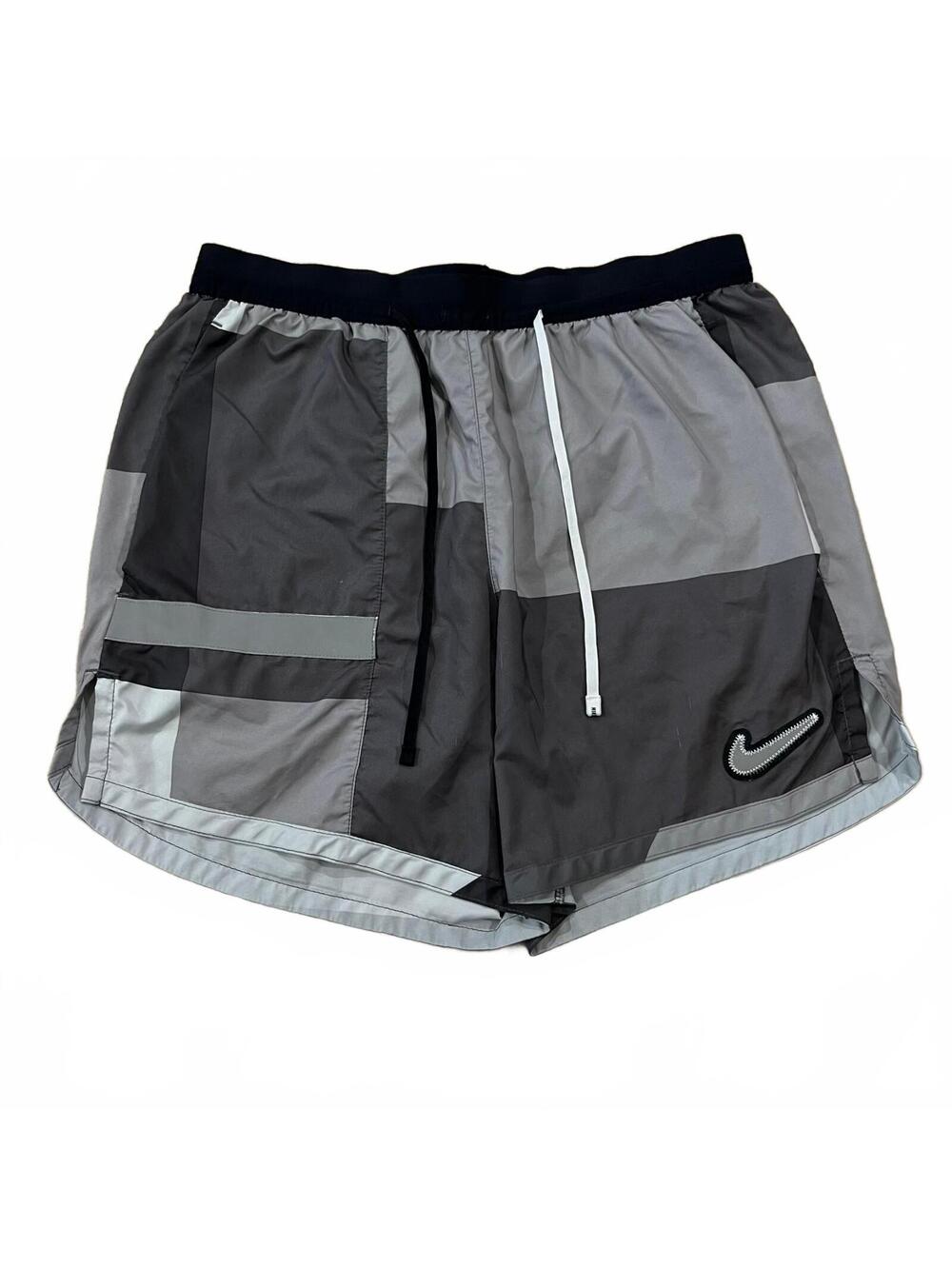 Nike Mens Flex Stride Wild Run 5" Running Shorts Patchwork Gray Size Small